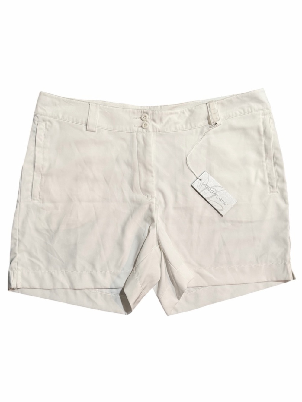 Maggie Lane Golfsmith International Woman’s White Golf Shorts Size 16